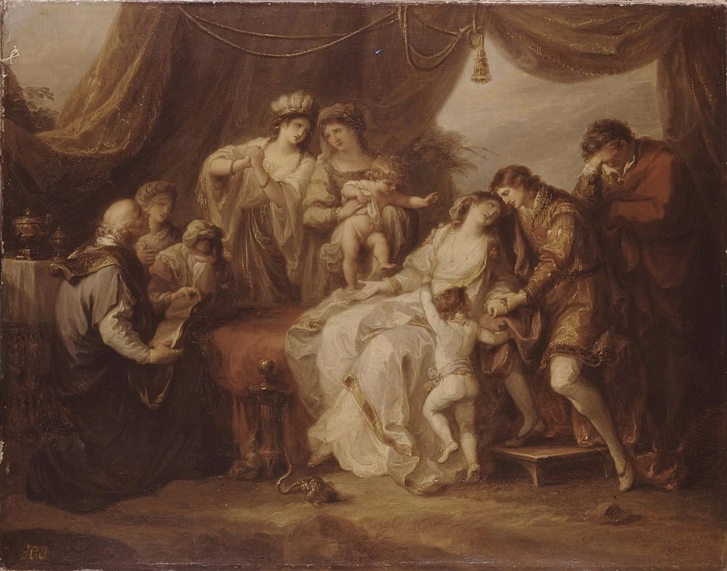 Angelika Kauffmann - Eleonora avvelenata, 1782